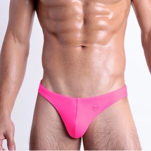 Bang! Men’s Pink Bomb Mini Swim Briefs size M
